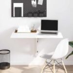 Folding Wall Table White 100x60 cm