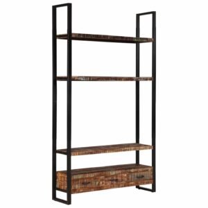Bookshelf 118x30x200 cm Solid Reclaimed Wood