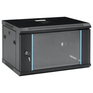6U Wall Mounted Network Cabinet 19" IP20 600x450x350 mm