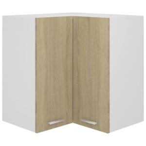Hanging Corner Cabinet Lyon Sonoma Oak 57x57x60 cm Engineered Wood