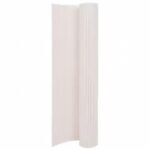 Double-Sided Garden Fence 110x300 cm White