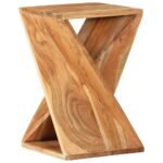 Side Table 35x35x55 cm Solid Wood Acacia