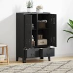 Industrial Wardrobe Anthracite 67x35x107 cm Steel