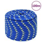 Boat Rope Blue 12 mm 100 m Polypropylene