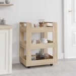 Kitchen Trolley Sonoma Oak 60x45x80 cm Engineered Wood