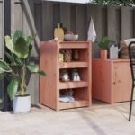 Outdoor Kitchen Cabinet MEPPEL 55x55x92 cm Solid Wood Douglas