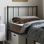 Metal Replace Headboard Black 90 cm