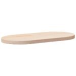 Table Top 60x30x2.5 cm Solid Wood Pine Oval
