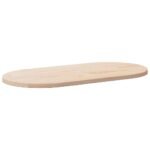 Table Top 100x50x2.5 cm Solid Wood Pine Oval