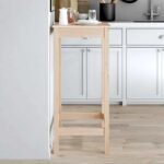 Bar Table 50x50x110 cm Solid Wood Pine