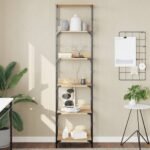 Bookshelf Sonoma Oak 50x33x188.5 cm Engineered Wood