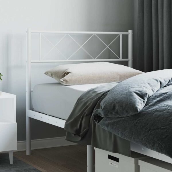 Metal Replace Headboard White 107 cm