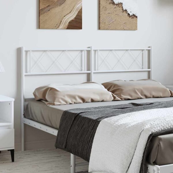 Metal Replace Headboard White 135 cm