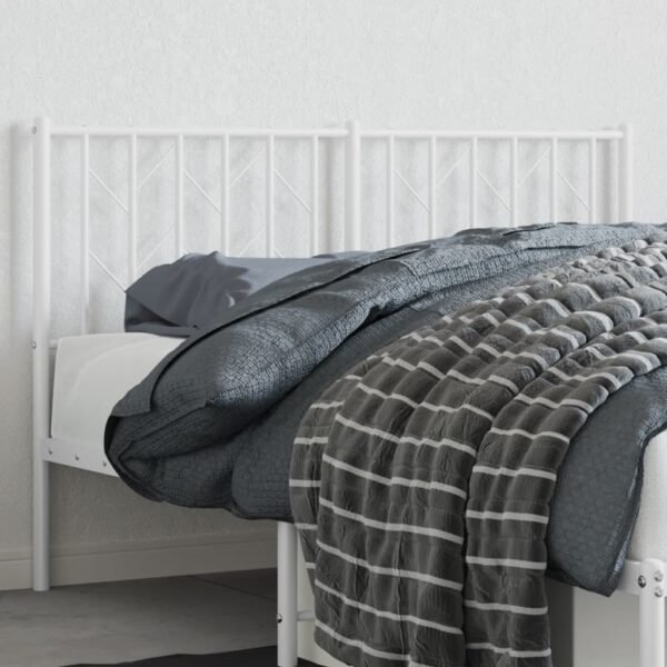 Metal Replace Headboard White 135 cm