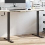 Standing Desk Frame Black (94-135)x60x(70-114) cm Steel