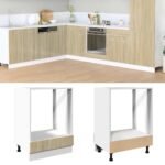 Oven Cabinet Sonoma Oak 60x46x81.5 cm Engineered Wood