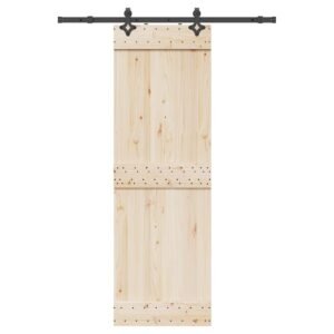 Sliding Door Hardware Kit 152,5 cm Steel Black