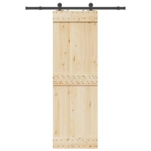 Sliding Door Hardware Kit 152,5 cm Steel Black