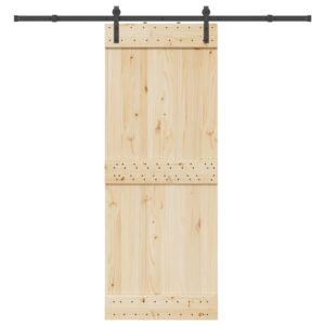 Sliding Door Hardware Kit 213,5 cm Steel Black