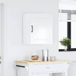Kitchen Wall Cabinet "Kalmar" High Gloss White Engineered Wood