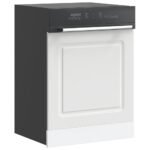 Dishwasher Panel Kalmar White 60x1.5x57 cm Engineered Wood