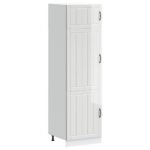Kitchen Cupboard "Lucca" High Gloss White Engineered Wood