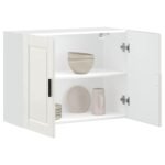 Kitchen Wall Cabinet "Porto" High Gloss White Engineered Wood