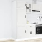 Kitchen Cupboard Porto White Engineered Wood