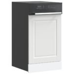 Dishwasher Panel Porto White 45x1.5x57 cm Engineered Wood