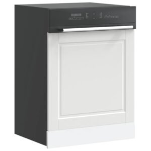Dishwasher Panel Porto White 60x1.5x57 cm Engineered Wood