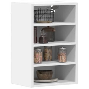 Hanging Cabinet "Riga" White 40x29,5x60 cm Engineered Wood