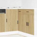 Kitchen Base Cabinet "Lyon" Sonoma Oak Engineered Wood