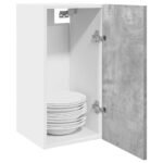 Hanging Cabinet "Lyon" Concrete Grey 30x31x60 cm Engineered Wood