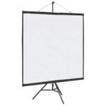 Projection Screen with Tripod 81 Inch 1:1