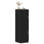 Kitchen Cabinet Black 38x41,5x131,5 cm Engineered Wood