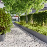 Lawn Edgings 10 pcs Anthracite 25x103 cm Cold-rolled Steel
