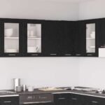 Hanging Cabinet Black Oak 30x31x60 cm Engineered Wood