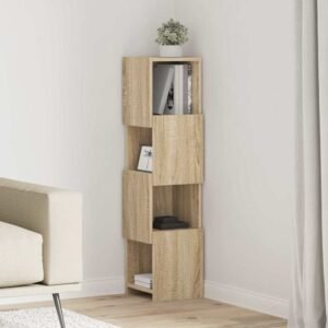Corner Cabinet Sonoma Oak 25,5x25x102cm Engineered Wood