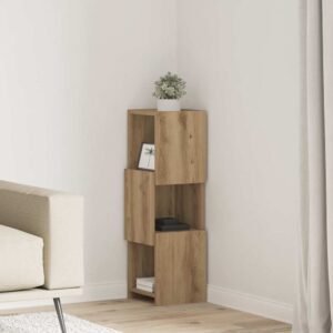 Corner Cabinet Artisan Oak 25,5x25x80cm Engineered Wood