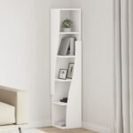 Corner Cabinet 27,5x27x140cm Engineered Wood