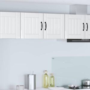 Wall Cabinet LUCCA High Gloss White 80 x 31 x 40 cm