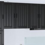 Wall Cabinet LUCCA Black 50 x 31 x 80 cm Engineered Wood