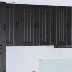 Wall Cabinet LUCCA Black 80 x 31 x 80 cm Engineered Wood
