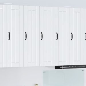 Wall Cabinet LUCCA White 30 x 31 x 100 cm Engineered Wood