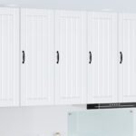 Wall Cabinet LUCCA White 40 x 31 x 100 cm Engineered Wood