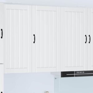 Wall Cabinet LUCCA White 50 x 31 x 100 cm Engineered Wood