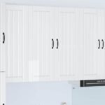 Wall Cabinet LUCCA High Gloss White 80 x 31 x 100 cm