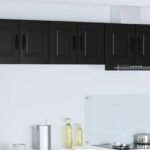 Wall Cabinet PORTO 2 pcs Black 30 x 31 x 40 cm Engineered Wood