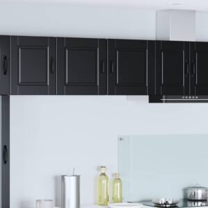 Wall Cabinet PORTO Black 40 x 31 x 40 cm Engineered Wood