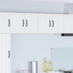 Wall Cabinet PORTO 2 pcs White 60 x 31 x 40 cm Engineered Wood